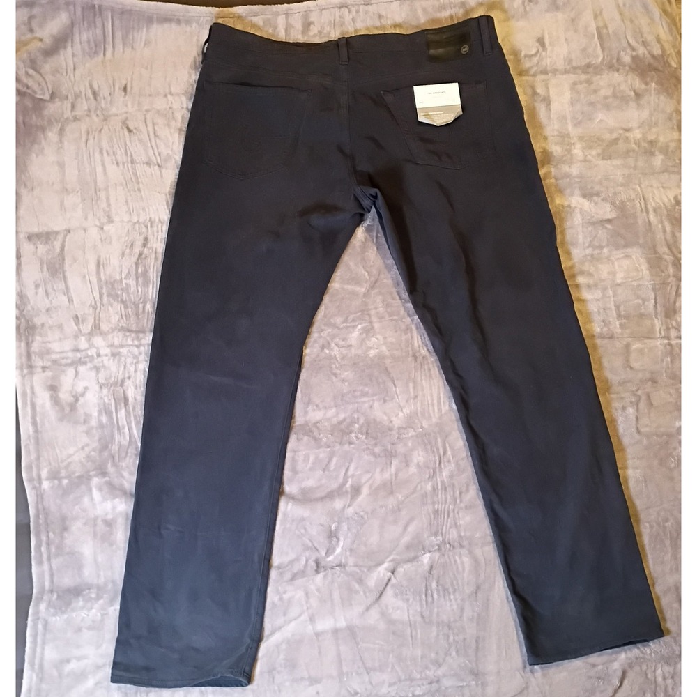 AG Adriano‎ Goldschmied The Graduate Tailored Leg Pants 38x34 Navy Blue 1174SUD - Picture 2 of 10